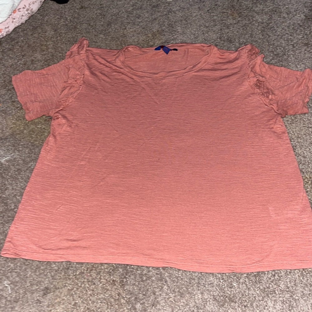 Aero postal Salmon colored baby tee
